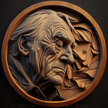 3D модель Аршил Горки, американский художник. (STL)